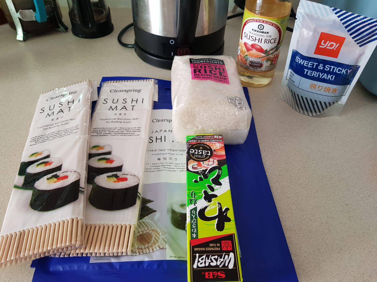 Photo: Cheap prepackaged sushi ingredients
